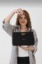 Women's Hand and Shoulder Bag, Crossbody Bag with Lock Accessory, Daily Stylish Bag - 5