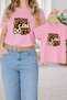 T-Shirt Mother Daughter Combination Oversize – Mother & Child Twin Printed T-Shirt (Single Price)