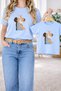 T-Shirt Mother Daughter Combination Oversize – Mother & Child Twin Printed T-Shirt (Single Price)