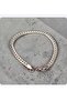 Stainless Steel Snake Back Cuban Style Unisex Bracelet 5 mm 174 + 5 cm - 4