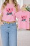 T-Shirt Mother Daughter Combination Oversize – Mother & Child Twin Printed T-Shirt (Single Price)