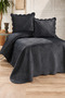 Toyo Vera Double Velvet Bedspread Set |   250X260 cm |   Luxurious, Soft Texture, Stylish Design