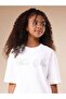 Girl's Oversize Basic T-Shirt 100% Cotton Daily Comfortable Fit T-Shirt - 5