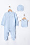 Kids 3-Piece Set Baby Overalls