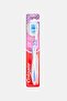 Zigzag Flexible Medium Toothbrush With Tongue Cleaner 1 Pcs, Assorted