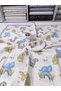 100% Cotton . Double-Layer Muslin Baby with Pompom on the Edge Patterned Si Blanket - 4