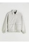 Beige Comfortable Fit Suede Men's Coat - 6