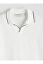 White Polo Neck Men's T-Shirt - 3