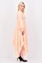 Women Textured Maxi Dress, Peach - 3