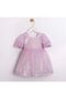 Eira Kids Lilac Sequined Sparkling Bow Detailed Princess Girl's Dress - 8