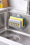 Strong Suction Cup Sponge Holder with Sticky Holes for Inside the Sink Kitchen Sponge Holder Organizer - 4