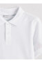 White Polo Neck Boy's T-Shirt
