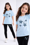 Girl's Leggings and T-Shirt Set/ Mother-Daughter Matching Outfit - 2