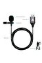 Wired microphone for mobile phones and computers with 3.5mm AUX input and an additional input - 4
