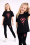 Girl's Leggings and T-Shirt Set/ Mother-Daughter Matching Outfit - 2