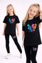 Girl's Leggings and T-Shirt Set/ Mother-Daughter Matching Outfit - 2