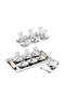 Allure Steel Tea Set 40 Pieces - Gold Tkebt Gold - 2