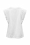 Women's Tulle Floral Detailed Blouse - White - 2
