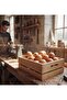 Wooden Jar Lid Globe Ball 8cm Diameter Multi-Purpose Globe Heavy Natural Wood Decorative Ball 1 Pc - 3