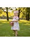 Floral Girl's Muslin Dress - 6