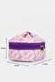 Medium Size Ribbon Makeup Bag Cosmetic Organizer Travel Bag - 2