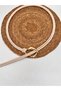 Gold Buckle Knot Detailed Women's Belt Jacket Belt Shirt Belt - 3