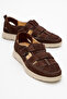 Genuine Leather , Velcro, Summer, Nubuck and Leather Men's Summer Outdoor Shoes - 3