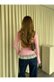 Pink Lace Detailed Design Cardigan - Th261017 - 4