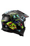 DRIFTER RAYZ SİYAH-MAVİ KASK - 5