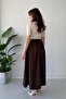 Short Sleeve Belted Poplin Detail Dress - 5