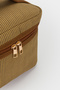 Large Size Makeup and Organizer Bag with Stylish Textured Fabric and Zipper, Multi-Purpose for Travel & Daily Use - 7