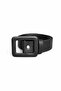 Women's Black Square Buckle Waist Belt - 3