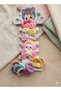Colorful Figured Children's Hair Clip Set of 13 - Cute Animal and Flower Character Rubber Hair Clips - 2