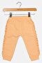 Toddlers Girl Embroidered Jogger Pants, Peach - 2