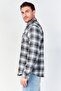 Men Regular Fit Plaid Long Sleeve Casual Shirt, Multicolor - 4