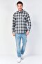 Men Regular Fit Plaid Long Sleeve Casual Shirt, Multicolor - 2