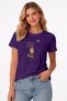 Oversize T-Shirt Cambaz Cat Printed 100% Cotton T-Shirt Comfortable Fit