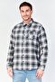 Men Regular Fit Plaid Long Sleeve Casual Shirt, Multicolor