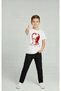 Boy's Ataturk Printed T-Shirt - Black Linen Pants Set April 23 October 29 Show Outfit