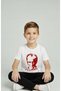 Boy's Ataturk Printed T-Shirt - Black Linen Pants Set April 23 October 29 Show Outfit - 2