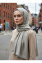 Zebra Patterned Jacquard Scarf – Soft Textured, Non-Slip, Casual and Stylish Hijab Scarf 100 X 100 cm - 4