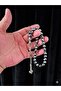 Güleç Natural Stone Terahertz Stone Prayer Beads 33 Pieces 8 mm Faceted Cut Vibration Stone - 2