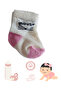 Patterned Unisex Baby Combed Cotton Booties Socks 3 Pack - 4
