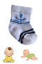 Patterned Unisex Baby Combed Cotton Booties Socks 3 Pack - 3