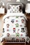 Hero Friends Patterned Single Baby Kids Bedding Set - 2