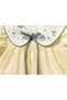 Baby Girl Light Yellow Dress with Lemon Embroidery, Baby Collar, Bow and Pocket, Daily Stylish Baby Dress - 2