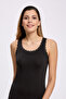 Women's Cotton Lace Detailed Wide Strap and Collared 6-Piece Undershirt Set
