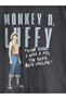 Lcw Kids Anthracite Crew Neck One Piece Printed Boy's T-Shirt - 3