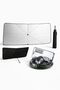 Car Sunshade Umbrella Windshield Sun Protector and 360 Degree Rotating Car Parking Number Set