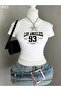 Kemer Boy Los Angeles 93 Crop Blouse